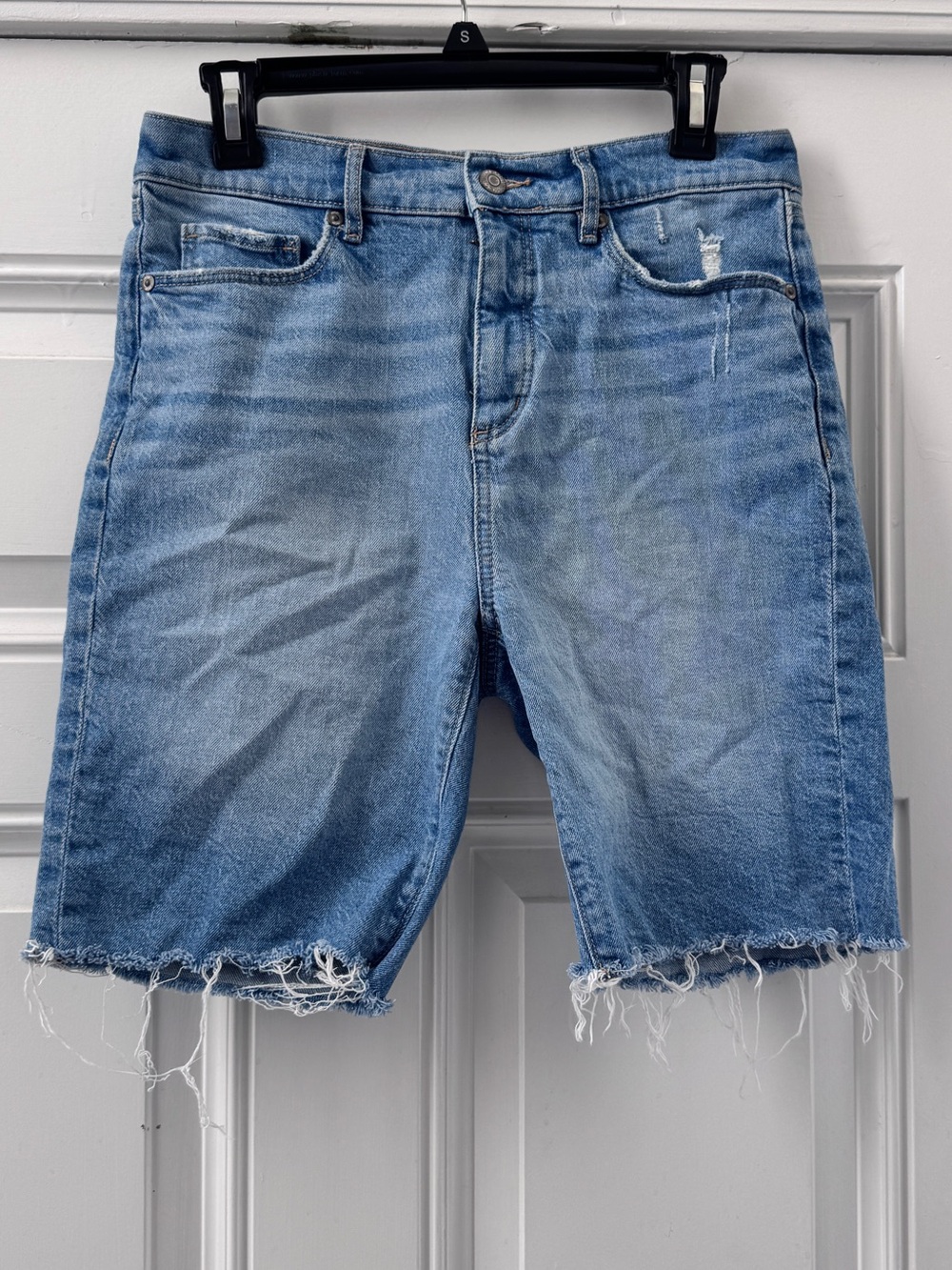 Loft denim Bermuda style shorts